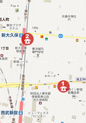 新宿面接地ＭＡＰ